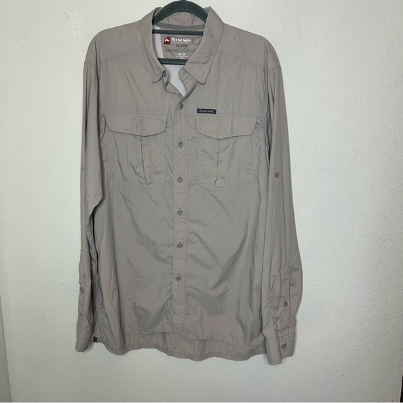 Simms Other - Simms Button Down Performance Fishing Shirt Long Sleeve Medium